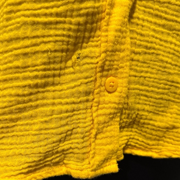 Sanctuary Women’s XS Sunlit Yellow Button-Down Shirt - Picture 4 of 6